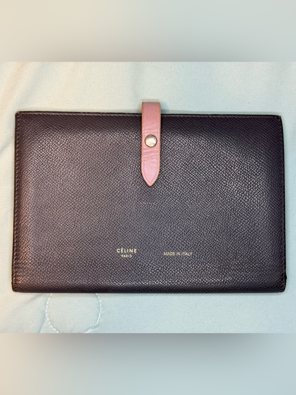 Celine Pink Leather Wallet